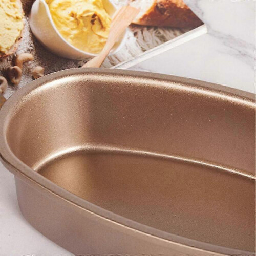 Bread Baking Pan, Length: 32 cm, Enamel, Black 2