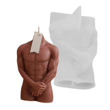 Multifuntional Muscle Body Shape Handmade Mold Silicone-male.