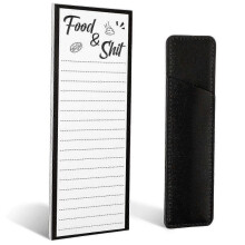 Funny Magnetic Grocery List Pad Magnet Refrigerator Notepad for To-Do Lists