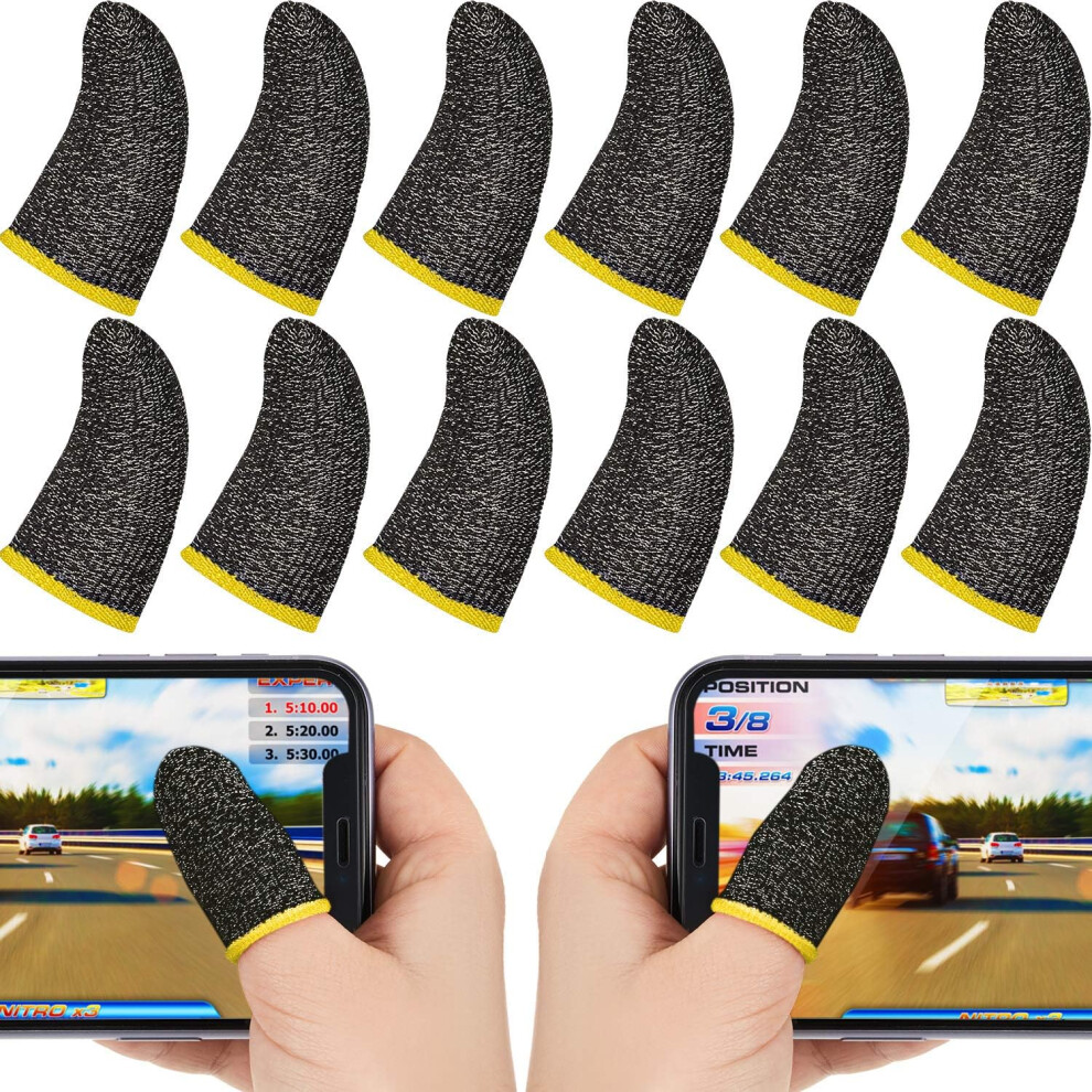 Gaming Revolution, Fiber Gaming Finger Sleeves, Unmatched Touchscreen Response, Anti-Sweat Design For Comfortable Wearing, Lightweight & Portab Silver 9416038608667