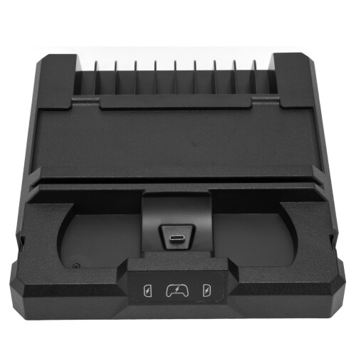 Oplader og organizer, LED-opladerstativ med pladsbesparende design til problemfri gaming 1