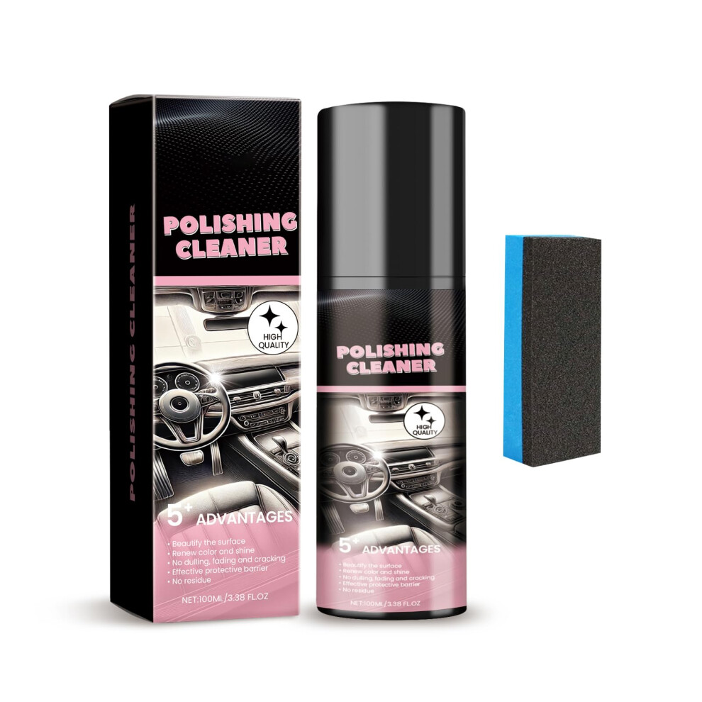 Car Interior Cleaner And Polish, All Purpose Dashboard And Upholstery Detailer, Longlasting Shine 1 Pack 9426802847772