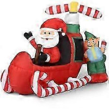 6' Christmas Decoration Inflatable Flying Airplane Suitable for Santa