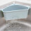 Triangle Sink Drain Basket with Suction Cup for Kitchen Storage - Multi-Function Vegetable and Trash Box 1