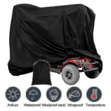 Waterproof Heavy Duty Mobility Scooter Cover for Dust Protection and Storage
