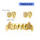 Sturdy Copper Fangs for Costume Accessories Easy-Silver 4