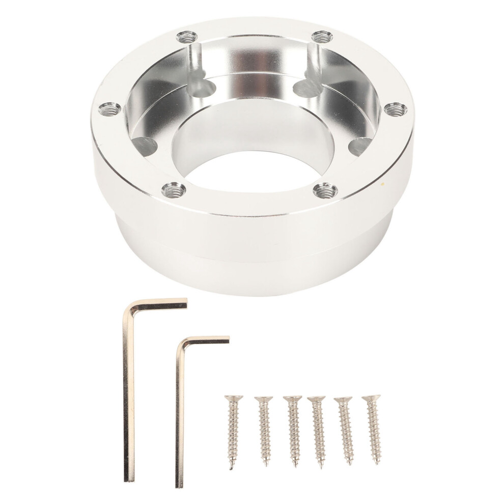 Precision Engineered Steering Wheel Adapter With Billet Aluminum Body, Advanced Manufacturing Techniques, Quick Release Functionality, Compatible With