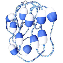 Swimming Pool Safety Rope 5M Floating Divider Rope, Pool Lane Dividers, Beach Safety Equipment