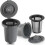 2 pcs Grey Reusable Filter Cups Suitable for Single-Serve Coffee Makers 4