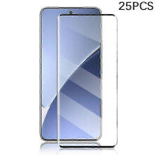 Type A Screen Protector 25Pcs for Compatible Brand 15 Pro 3D Curved Tempered Glass Film