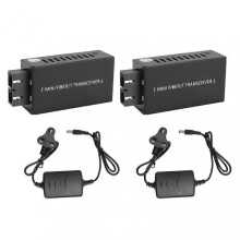 1 Pair Gigabit Mini SFP Media Converter Single Fiber Single Mode SFP and RJ45 SC Port 3km Fiber Optic Transceiver Receiver Compatible with U