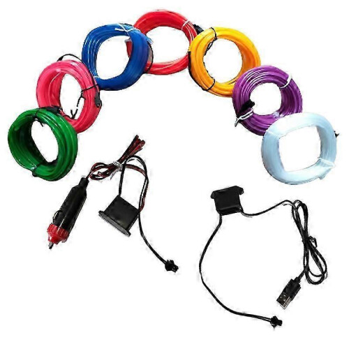 Car Interior Decorative LED Strips Atmosphere Lights for Dashboard Console in Various Lengths 2