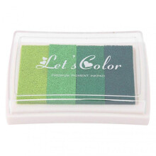 DIY Cute Watercolors Ink Pad Stamp Inkpad for Rubber Stamp Scrapbook Decoration
