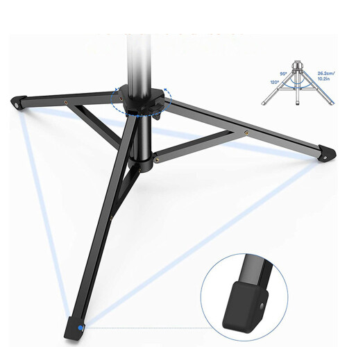 Tripé para celular de 160 cm, tripé extensível multifuncional para selfies com controle remoto Bluetooth, compatível com iPhone e Galaxy, pe 2