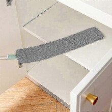 Bedside Reusable Microfibre Dusting Mop and Sweeping Brush
