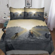 Fantasy Quilt Cover Bedding Set, 3D Design Duvet Cover with Pillowcases, Soft Microfiber for Adults, Teens, and Kids, 3 Pieces