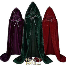 Sanderson Sisters Cape - Medieval Cloak for Christmas Costume for Adults & Children