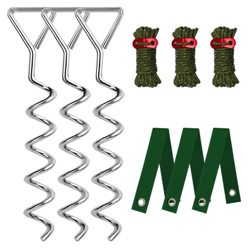 Tree Stakes and Supports Iron Ground Stakes-silver floor nails