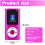 Reprodutor de música MP3 com tela LCD de 1,8 polegadas, reprodutor de MP3 portátil, longa duração da bateria, compatível com MP3, WMA, FLAC, 5