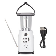 Rádio de emergência com manivela e lanterna LED para emergências. Rádio meteorológico ultrabrilhante, painel solar, carregador USB, bateria