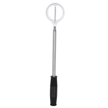 Golfing Ball Retriever 8Section Stainless Steel Telescopic Rod NonSlip Rubber Handle 2.04m Long