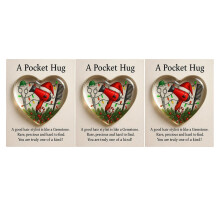 Durable Acrylic Greeting Card Long Time-3PCS Christmas