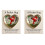 Innovative Heart Acrylic Greeting Card Solid-2PCS Christmas 1