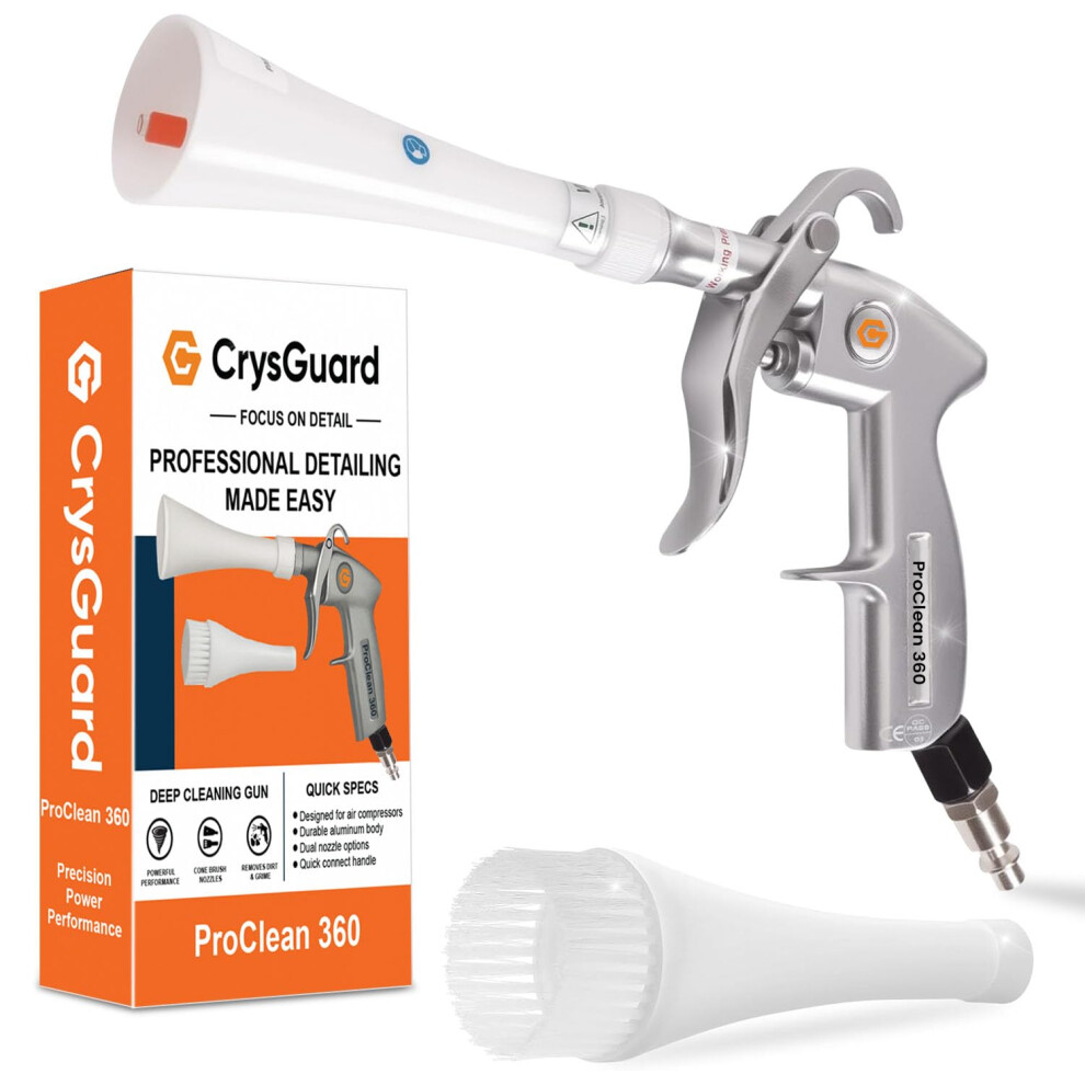 Pressure Car Cleaning Gun With Rotating Nozzle For Deep Multisurface Auto Detailing 9426802847628