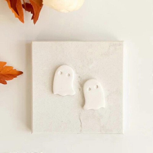 (2-piece set) Ghost Set Creative Kitchen Autumn Clay Cutter Makes Cookie Molds 1