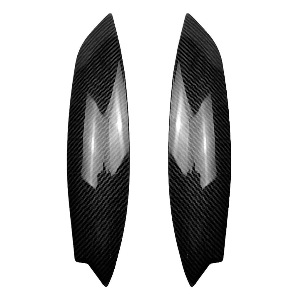 Carbon Fiber Headlight Eyebrows Covers For Vw Golf Mk5 R32 20052007 Oem Fit 9001264018122