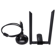 Vitesse Wi-Fi ultra-rapide de 1200 Mbps, adaptateur Wi-Fi double bande pour PC et ordinateur portable, fonction point d'accès Wi-Fi permettant la