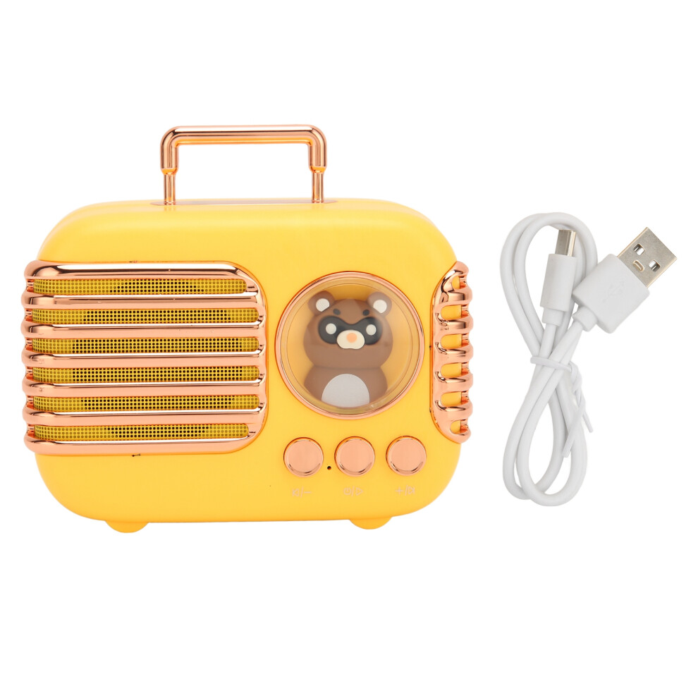Retro Bluetooth Speaker, Vintage Radio: Immerse In Crystal Clear Sound With Full Bass Stereo For Unforgettable Experiences (Portable Size) 9416038644672