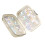 Draagbare pillenorganizers 7 compartimenten voor-creme wit groot 1