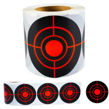 Stickers 3 Inch SelfAdhesive Black And Red Splatter Targets 1 Roll (200 Pcs) For Training Backdrop Photo Prop