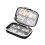 Duurzame plastic pillendoos,-Sterdiamant zwart 1 groot 1