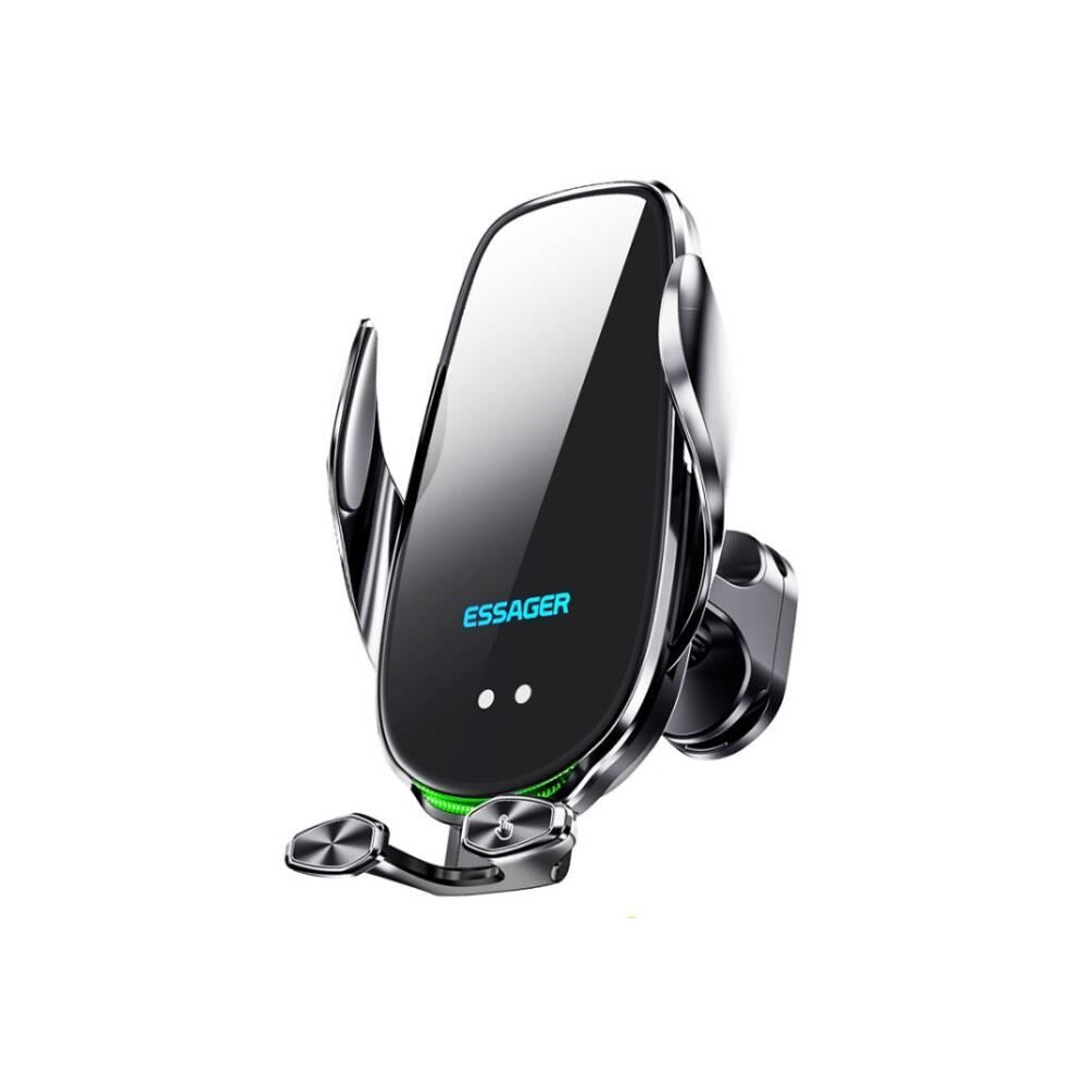 Essager 15W Wireless Car Charger With Phone Holder And Air Vent Mood Lighting 7333425842652