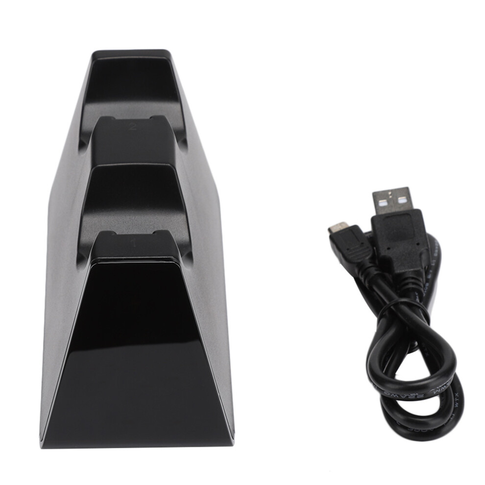 Ps4 Dualshock Controller Charging Dock Station With Led Display, Supports Fast And Simultaneous Charging For Ps4 Pro And Slim Models Light 9416038622168