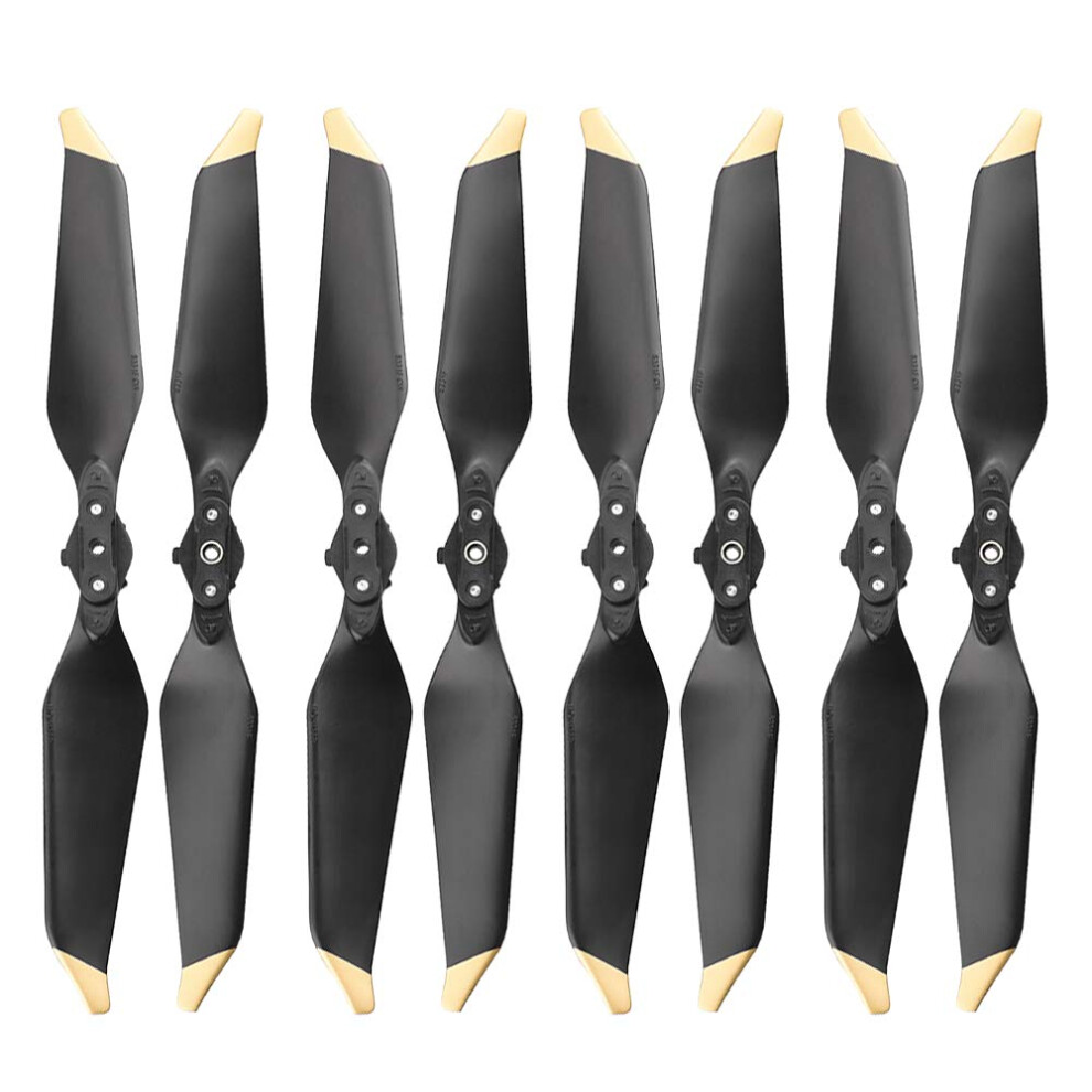 8331 Low Noise Quickrelease Foldable Propeller Blades Gold 8Pcs For Dji Mavic Pro Platinum 9001264017248