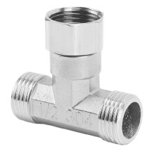Unmatched Plumbing Efficiency, Stainless Steel 3 Way Diverter For Reliable Water Control, Easy Installation Plumbing Fitting Enhances Your Daily Routi