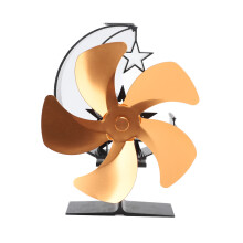 Ventilateur de poêle à grand débit d'air, fonctionnement ultra-silencieux grâce à la chaleur, écologique, silencieux, entretien réduit,