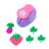 Leaves Pattern Hole Puncher Ergonomic Grip Paper Craft-5 6