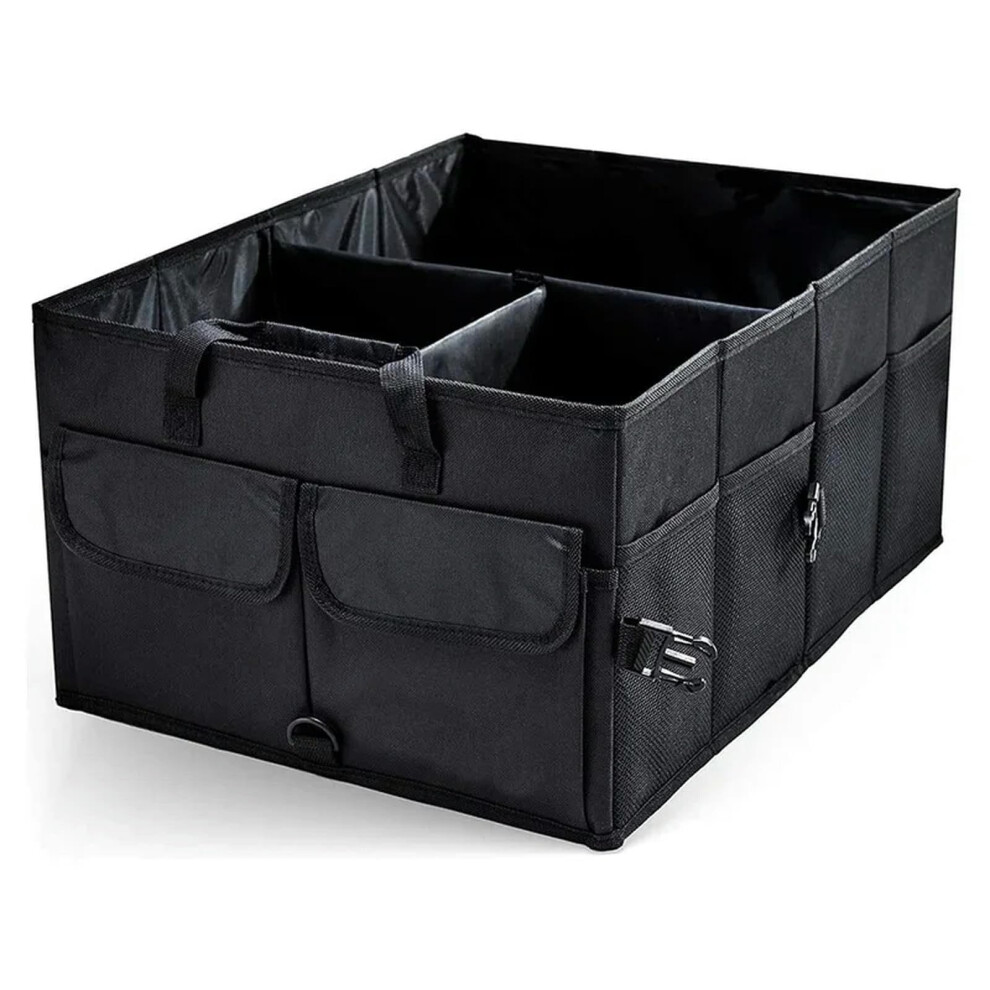 Large Capacity Car Trunk Organizer With Multicompartments, Foldable Oxford Fabric Storage Box 9426802849585