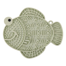 Silicone AntiSpill Slow Feeder for Dog Cats Suction-Light Green