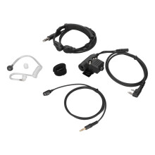 Støjreducerende mikrofon, anti-interferenskredsløb for krystalklar kommunikation, velegnet til Motorola-radioer, Kenwood TK3107 og mere, 7,1 mm C