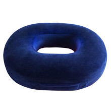 Hollow Design Cushion for Tailbone Support, Pressure Relief Seat with Ergonomic Memory Foam Core, Orthopedic Pillow with Washable Velvet Pillowcase an