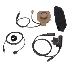 Airsoft Sports Ready Tactical Headphones Featuring Noise Cancelling Plug And Play Integration High Speed Signal Stability Smart Indicator Function And