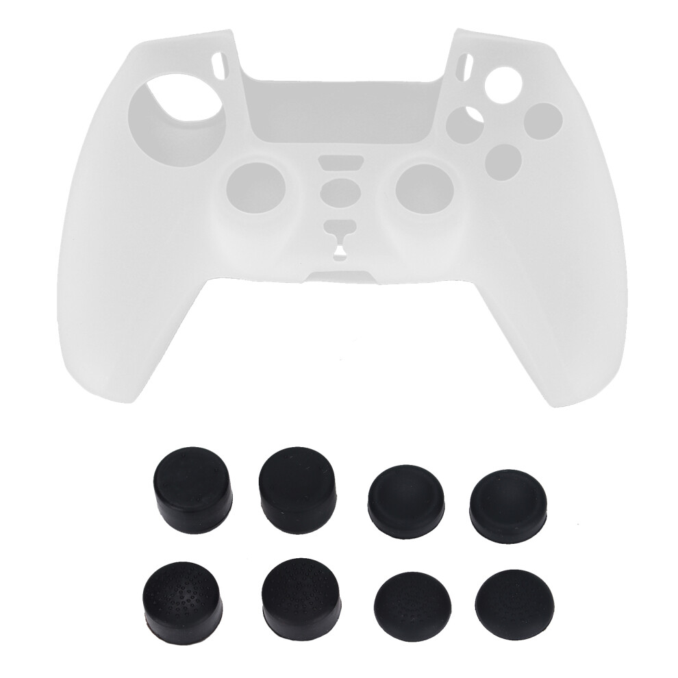 Soft Silicone Controller Skin For Ps5, Anti Slip Grip Enhancement Cover With Thumb Caps, Precisely Cut Protector For Wireless Controller That Ensures 9416038626326