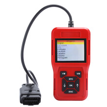 Professionele OBD2-scanner diagnosetool met geavanceerde voertuigcompatibiliteit, live datastream, foutcodedefinities, accutester en portofoon.