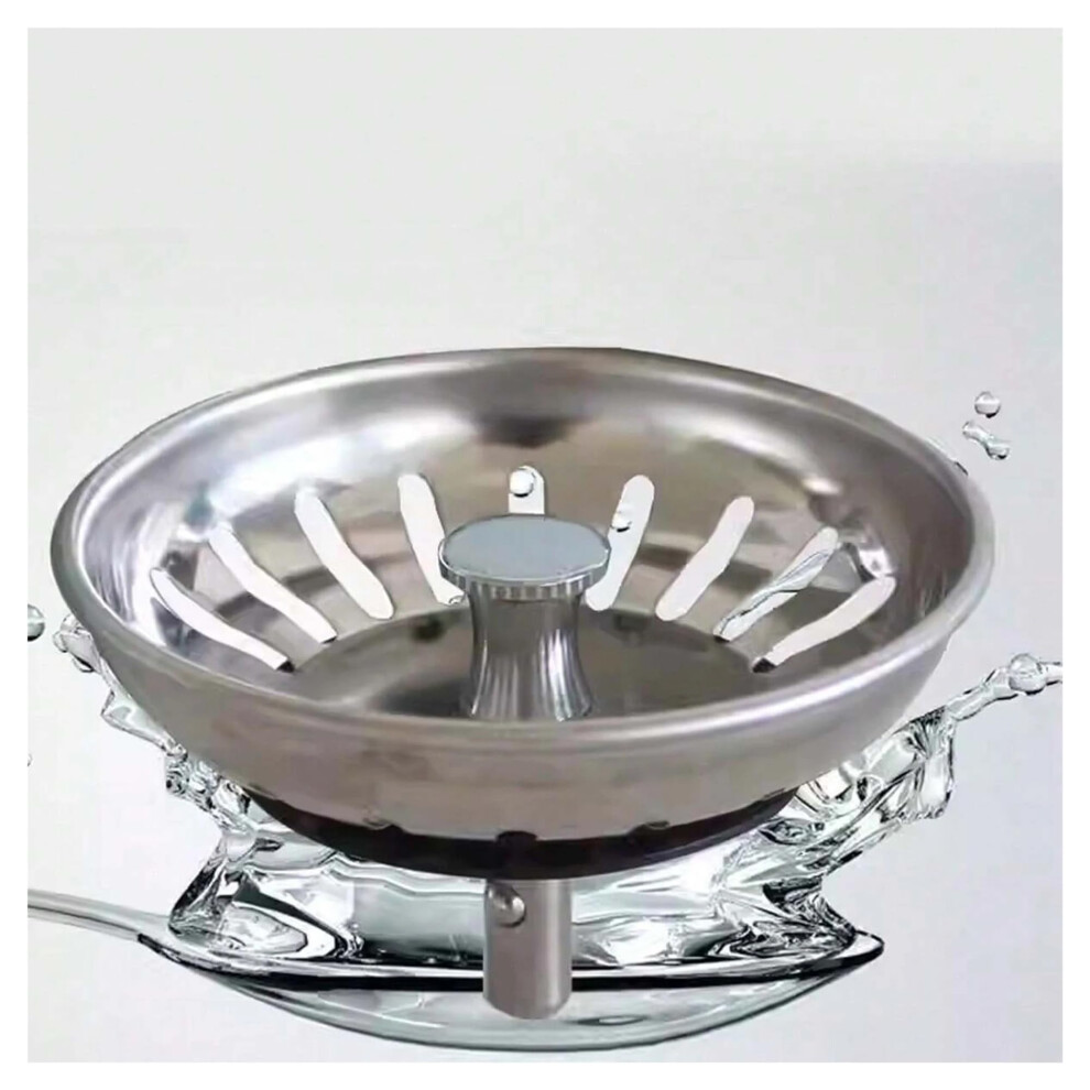 Stainless Steel Sink Strainer Basket For Kitchen And Bathroom Drain, Rust Resistant, Clog Prevention 9001264019037