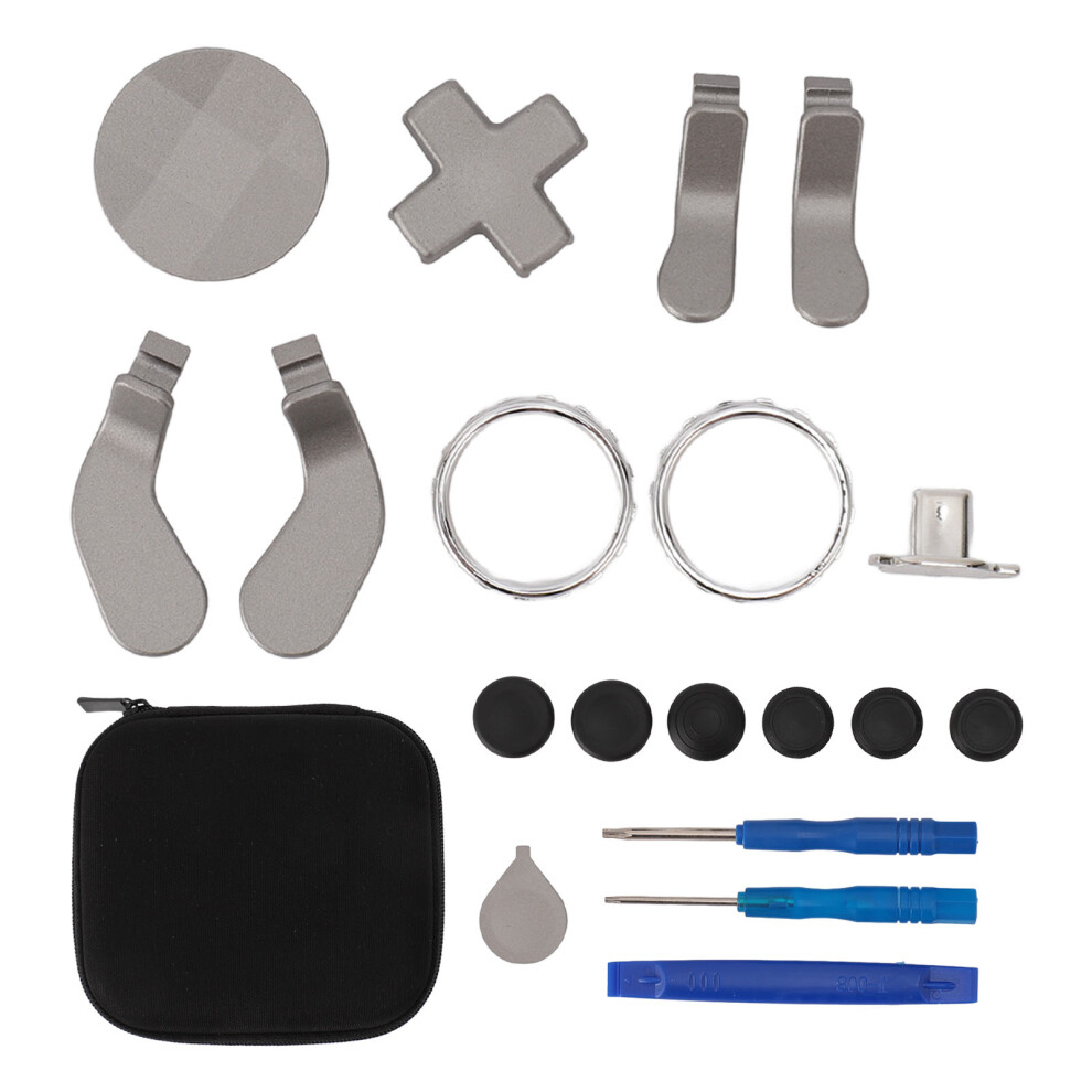 Customizable Thumbsticks And Paddles For Xbox Elite 2 Controller, Metal D-Pads Mod Swap Joysticks Magnetic Attachment Textured Grips Durable Materials 9416038631832